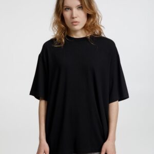 Футболка оверсайз унисекс Lavinia, черная