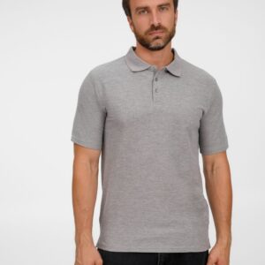 Рубашка поло унисекс Tervise, серый меланж