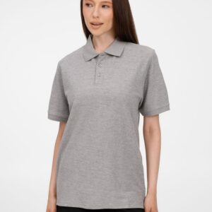 Рубашка поло унисекс Upswing, серый меланж