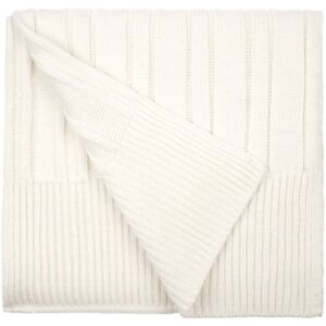 Шарф Knit Beat, белый (молочный)