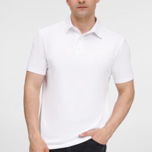 Рубашка поло унисекс Senti, белая