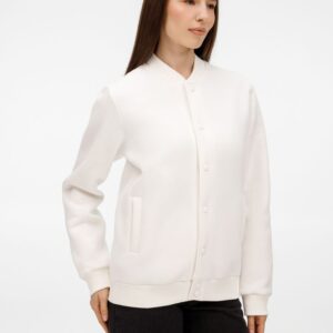 Бомбер унисекс AtmosWear, молочно-белый