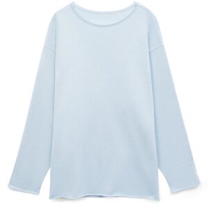 Лонгслив унисекс Siluetti Fuori, светло-голубой