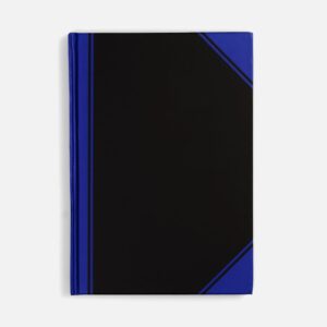 Блокнот Accenti, черный с синим