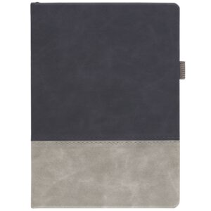Ежедневник Horizon, недатированный, серый с черным