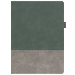 Ежедневник Horizon, недатированный, серый с зеленым
