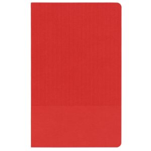 Ежедневник Knit, недатированный, красный