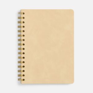Ежедневник Spiral, недатированный, бежевый