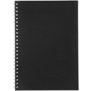 Блокнот Salvador в клетку, черный