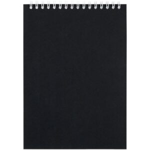 Блокнот Dali в клетку, черный