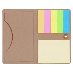 Футляр для визитки Eco Holder со стикерами, крафт