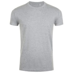 Футболка мужская приталенная Imperial Fit 190, серый меланж