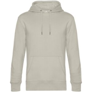 Толстовка с капюшоном унисекс King, дымчато-серая